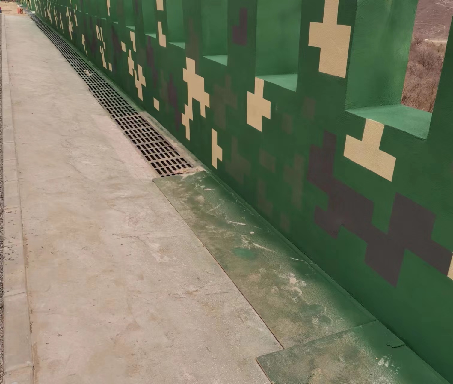 内江围墙迷彩喷涂,数迷彩漆